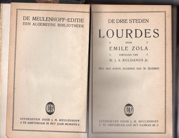 emile zola 3 boeken begin 1900, Boeken, Gelezen, België, Zola emile, Verzenden