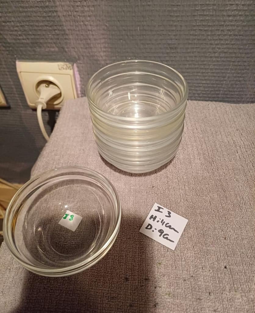 Pot en verres pour sauce ou cacahuètes, Maison & Meubles, Enlèvement, Verre