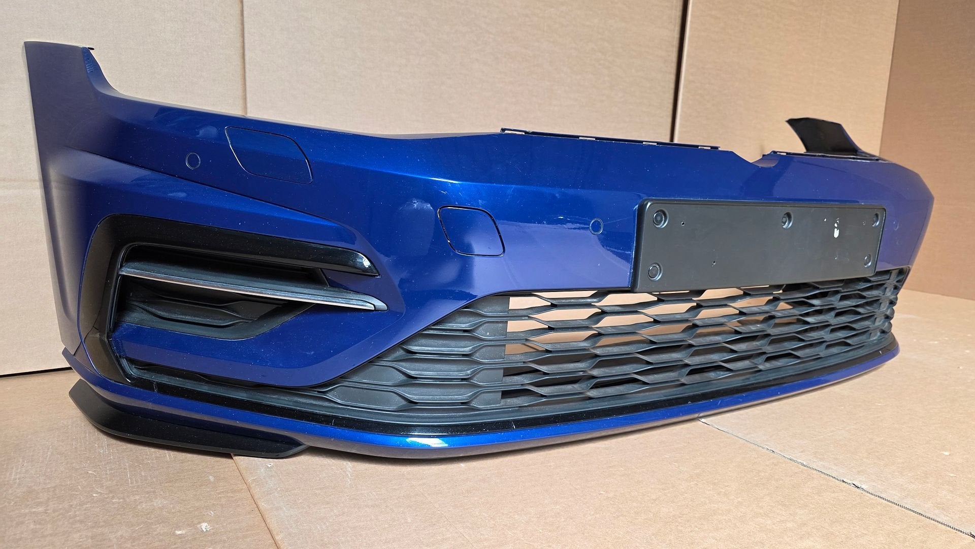 Voorbumper VW Golf 7 VII 7.5 FACELIFT R-LINE COMPLEET ORGINE, Gebruikt, -, Voor, Ophalen of Verzenden