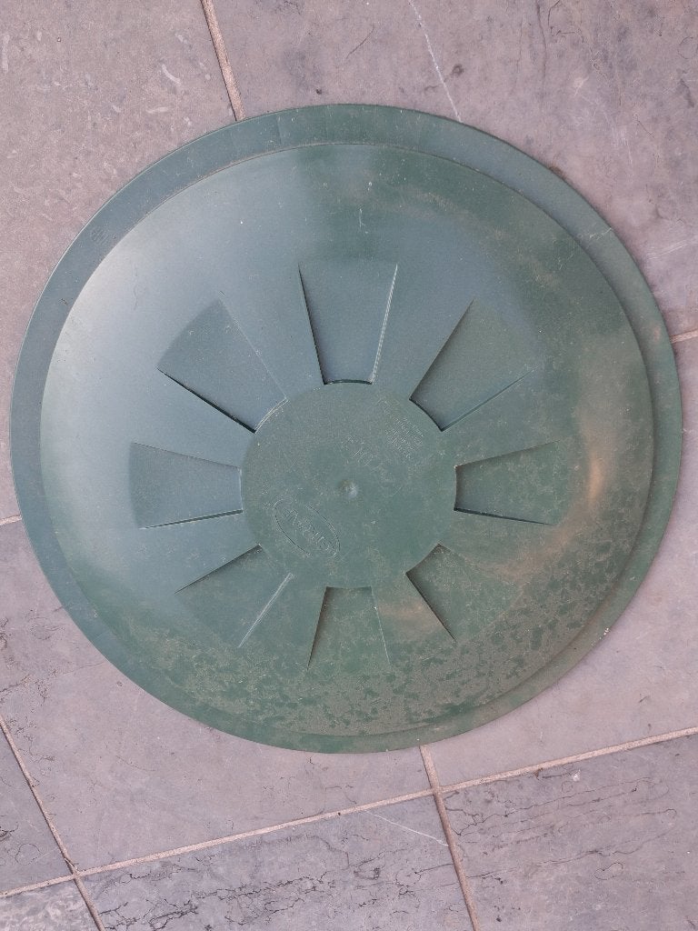 Gratis deksel regenton, Tuin en Terras, 150 liter of meer, Ophalen, Nieuw, Kunststof
