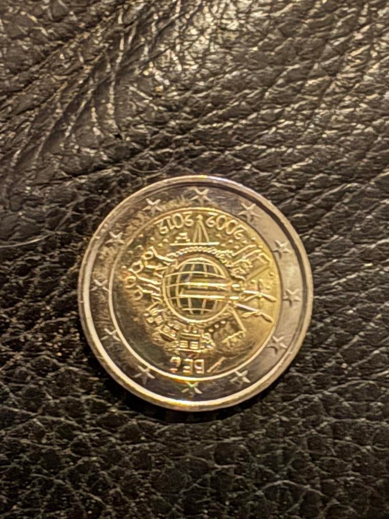 2 euro 10 jaar Euro 2012 - België, Ophalen of Verzenden, België, 2 euro, Losse munt