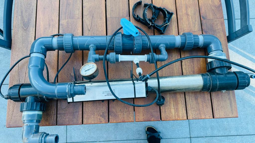 UV-lamp / Ozon Generator voor zwemvijver of vijver te koop, Tuin en Terras, Ophalen, Gebruikt, Elektrisch