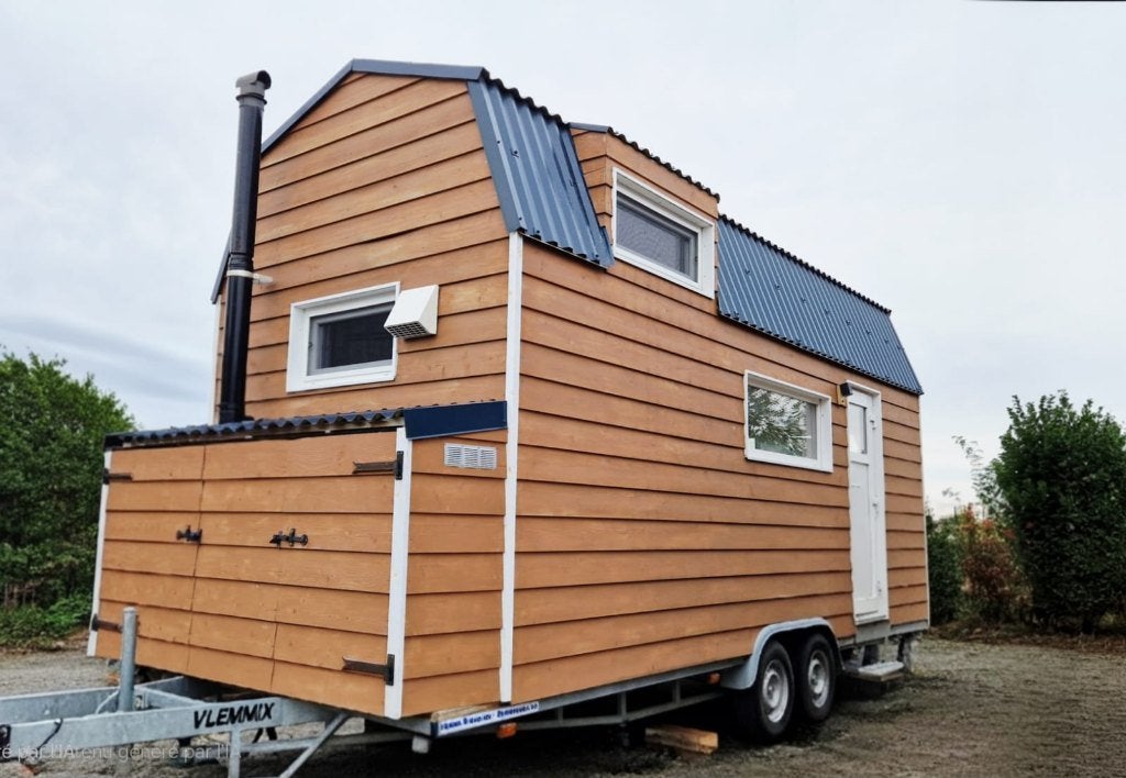 Mini Maison / Tiny house, Particulier, Baignoire, Jusqu'à 4