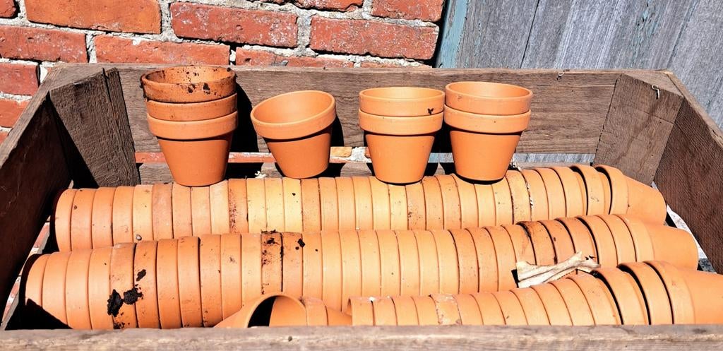 Potten potjes stenen potjes decoratie, Ophalen