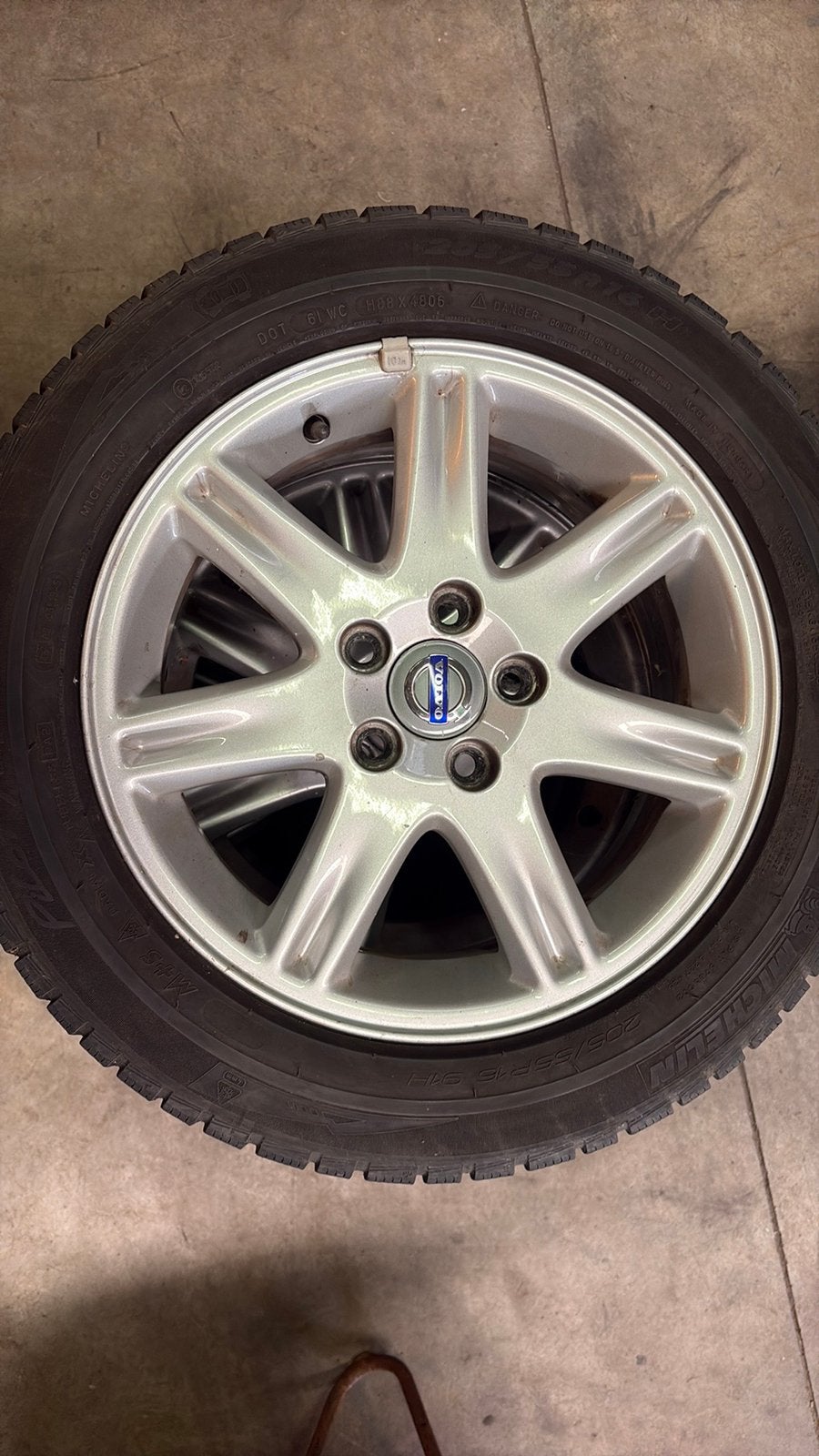 Jantes Volvo V70 avec pneus, Enlèvement ou Envoi, Pneus hiver, Pneu(s)