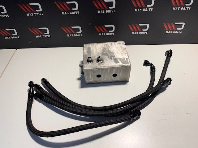 Honda civic alu breatherbox / oil catchcan, Gebruikt