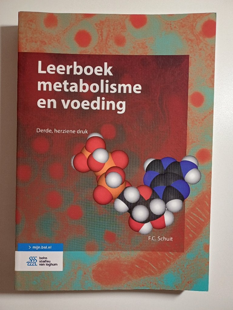 Leerboek Metabolisme en Voeding, Boeken, Ophalen of Verzenden, Zo goed als nieuw, Hoger Onderwijs