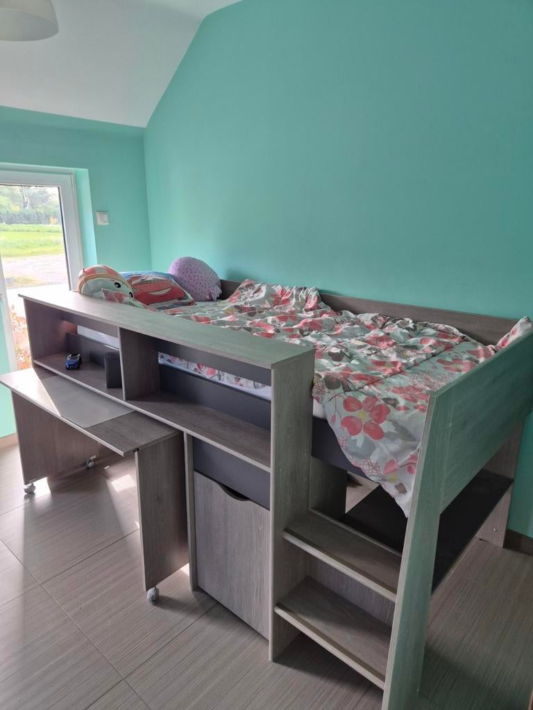 2 lits mezzanines, Kinderen en Baby's, Kinderkamer | Stapelbedden en Hoogslapers, Nieuw, Hoogslaper, Ophalen