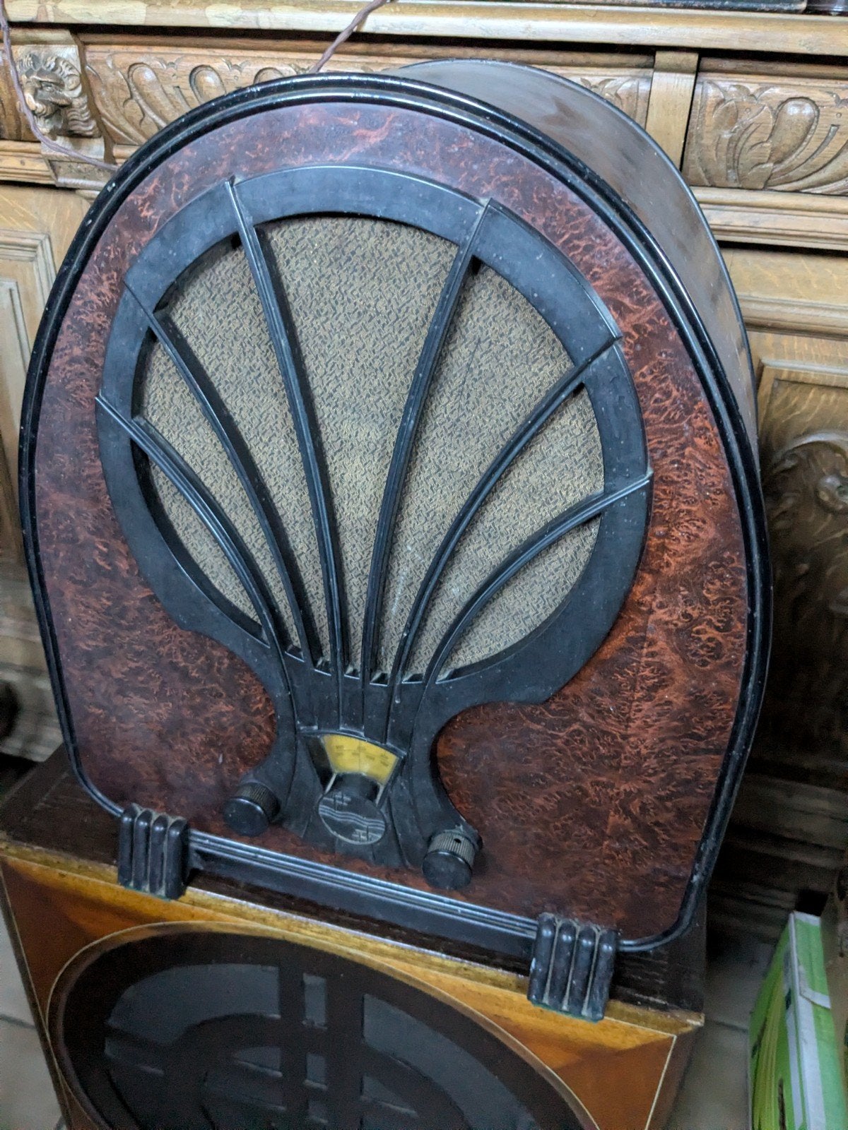 oude radio Philips, Ophalen