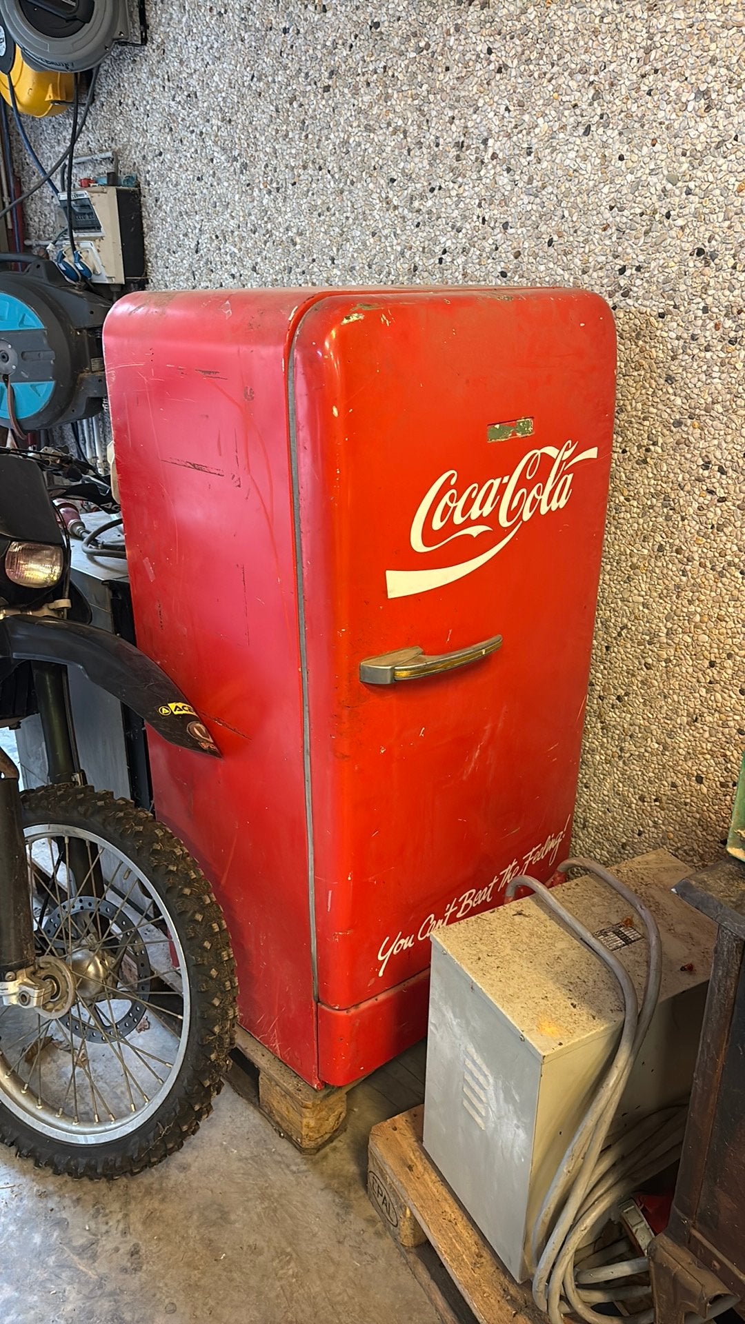 Decoratie frigo Coca Cola, Elektronische apparatuur, Koelkasten en IJskasten, Ophalen, Zo goed als nieuw