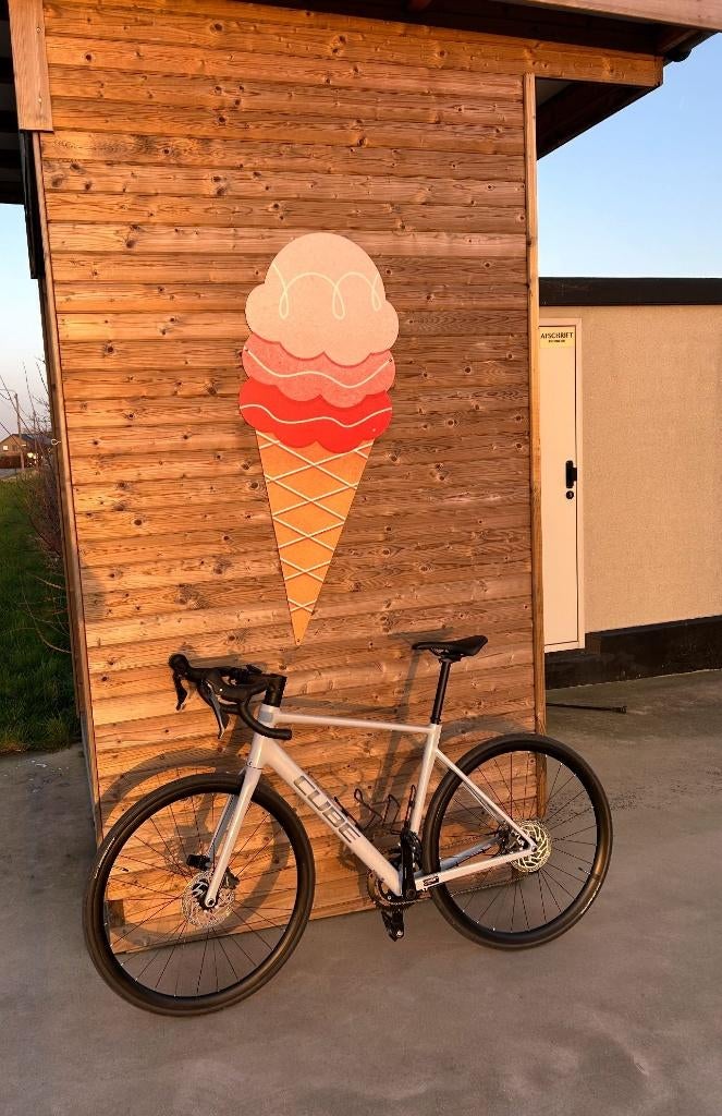 Koersfiets / Racefiets Cube Attain Race maat 56, 28 inch, 10 tot 15 versnellingen, Heren, Aluminium