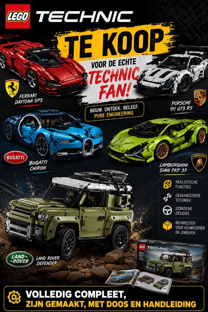 LEGO TECHNIC, Ophalen, Lego, Compleet, Zo goed als nieuw