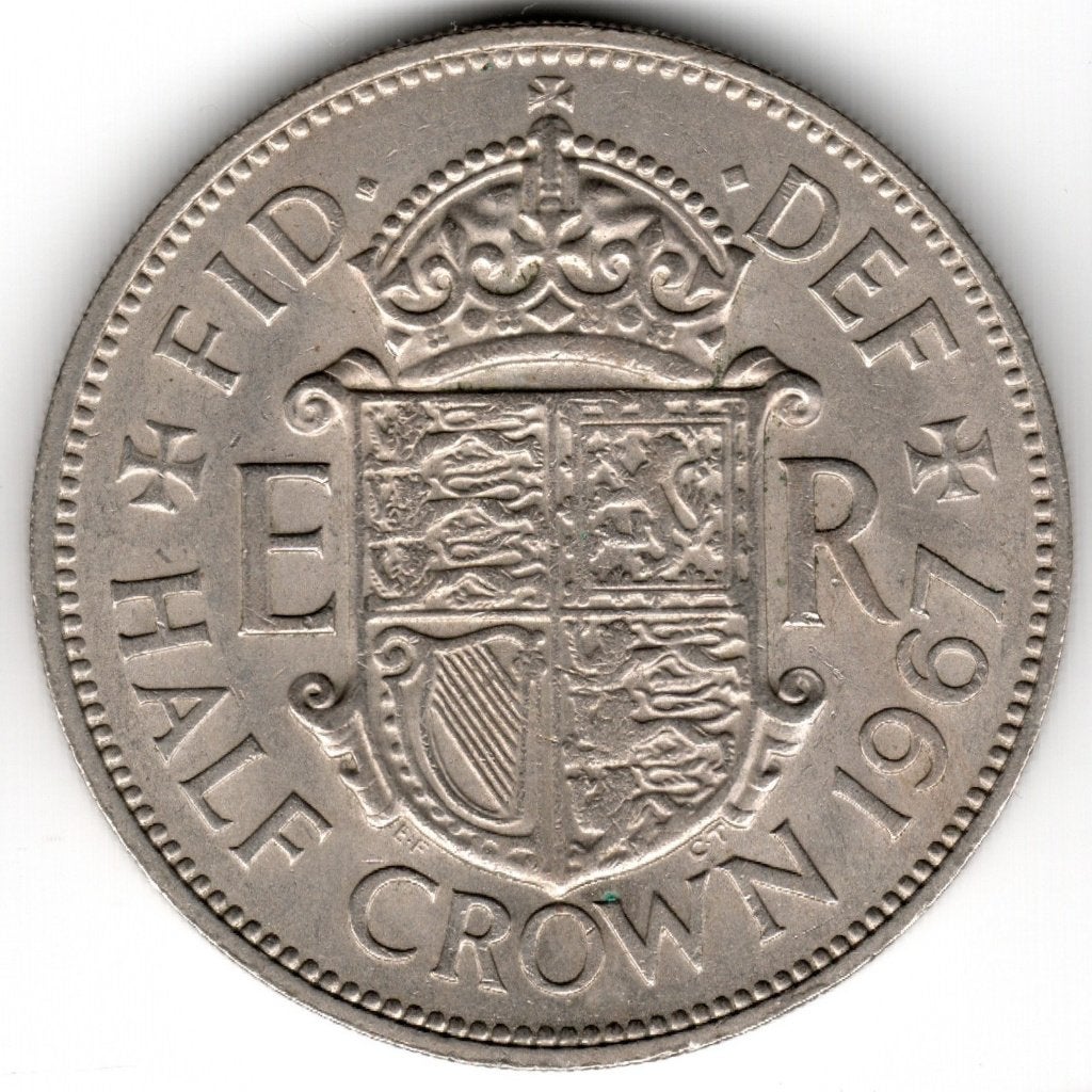Verenigd Koninkrijk : Half Crown 1967 KM#907 Ref 16776, Ophalen of Verzenden, Overige landen, Losse munt