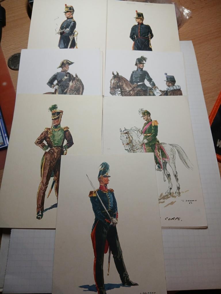 Costumes militaires belges. 2, Collections, Enlèvement ou Envoi