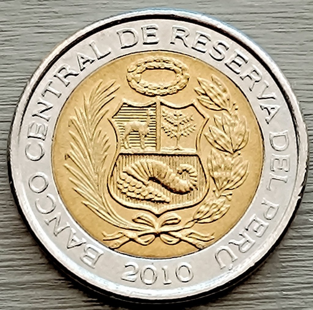 munt Peru 2 nuevo soles 2010, Enlèvement ou Envoi