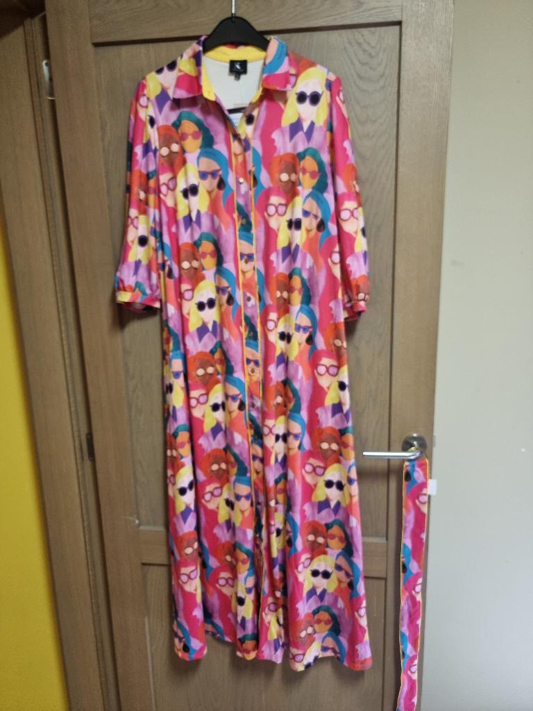 Jurk K-design maat xxl nieuw 2de prijsdaling, K-design, Overige kleuren, Maat 46/48 (XL) of groter, Nieuw