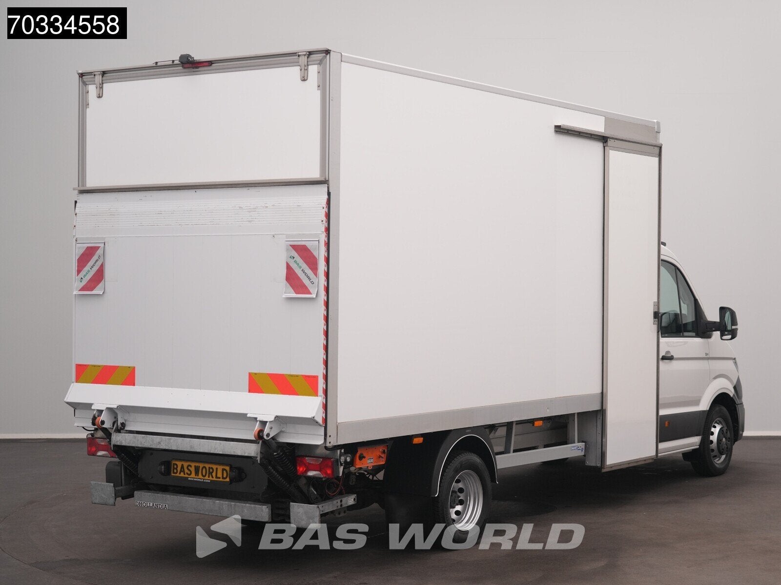 Volkswagen Crafter 177pk Automaat Laadklep Dubbellucht Bakwa, Auto's, Automaat, Stof, Gebruikt, Euro 6
