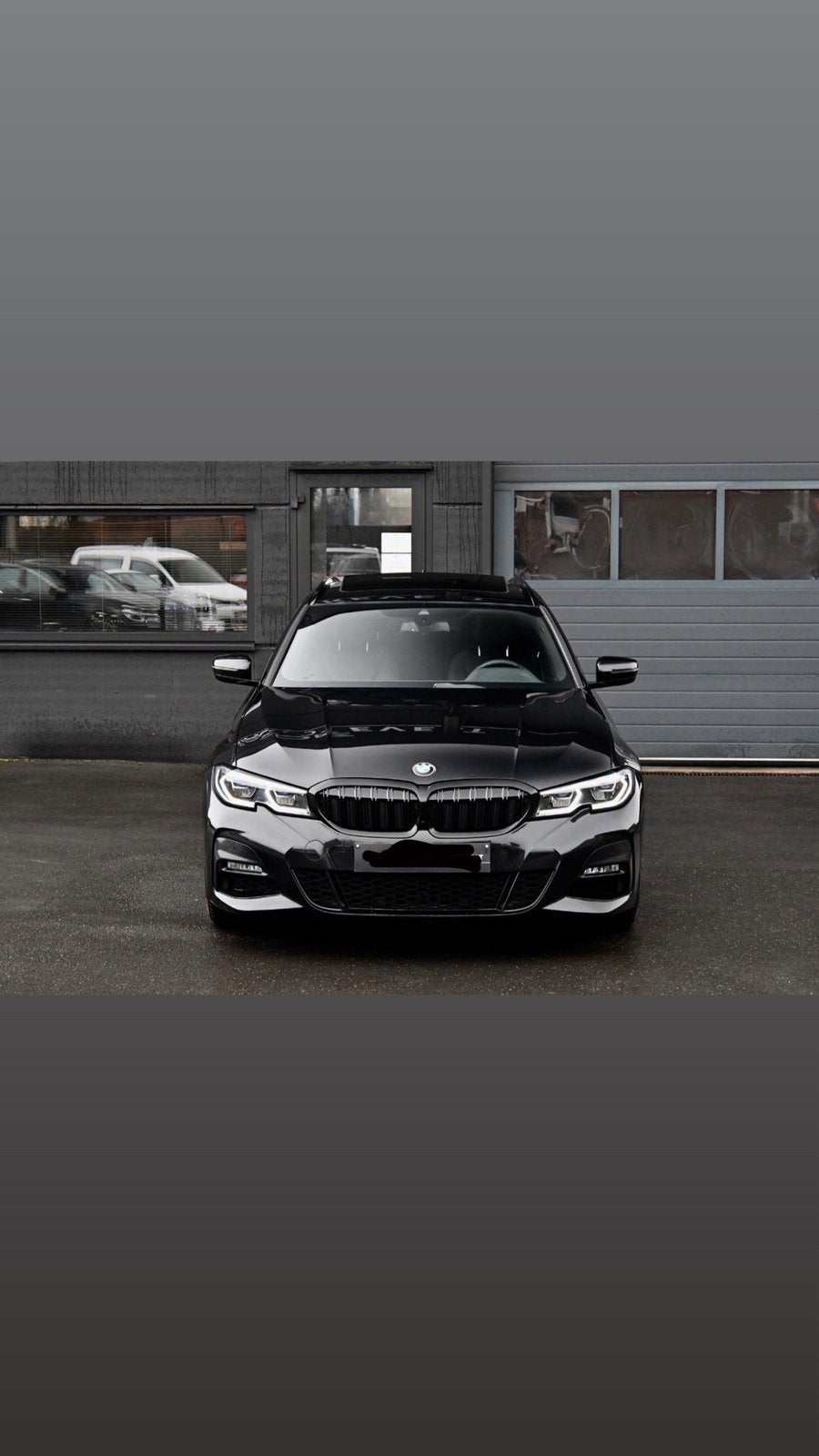 BMW 320 Msport  ( panoramisch dak, laserlights…), Auto's, BMW, Automaat, Achterwielaandrijving, Zwart, Leder