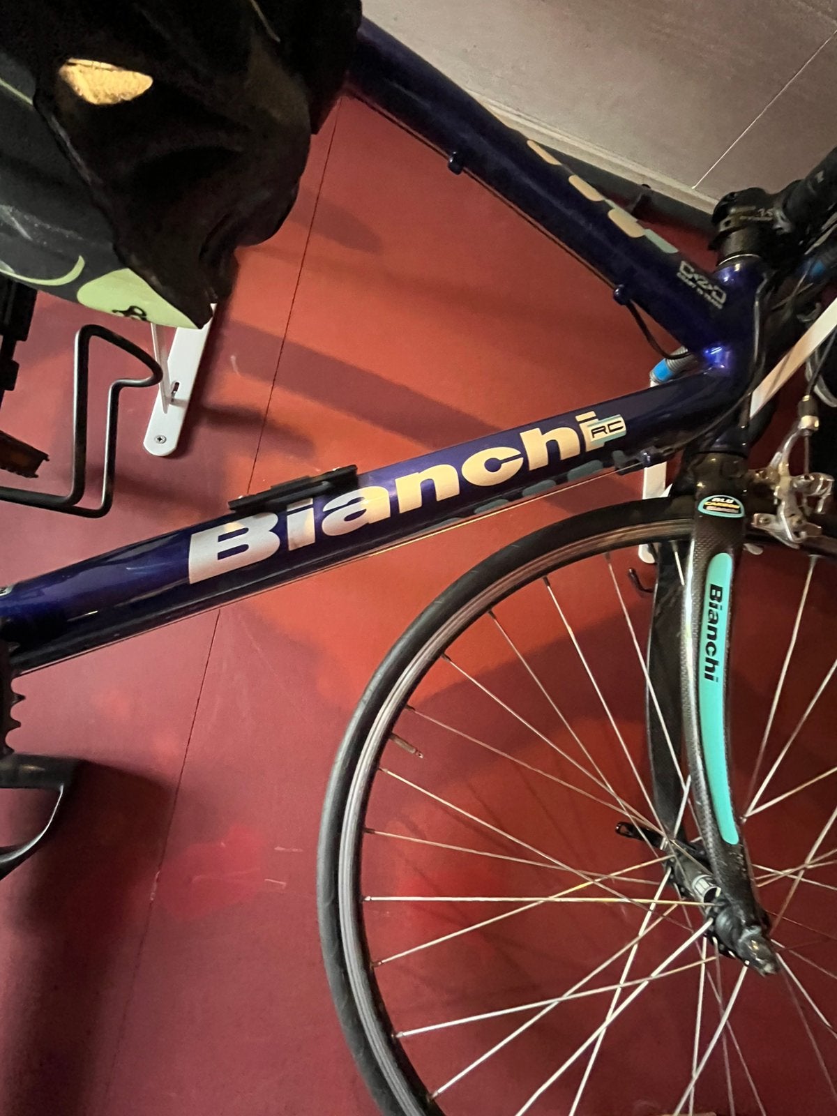 Bianchi dames koersfiets, Fietsen en Brommers, Fietsen | Racefietsen, Ophalen, Zo goed als nieuw, Dames