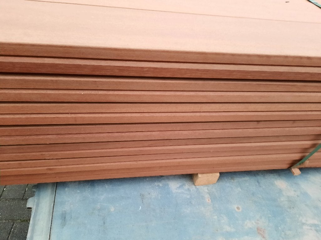 Nieuwe Terrasplanken Bankirai Kapur aan scherpe prijs!, Tuin en Terras, Ophalen of Verzenden, Nieuw