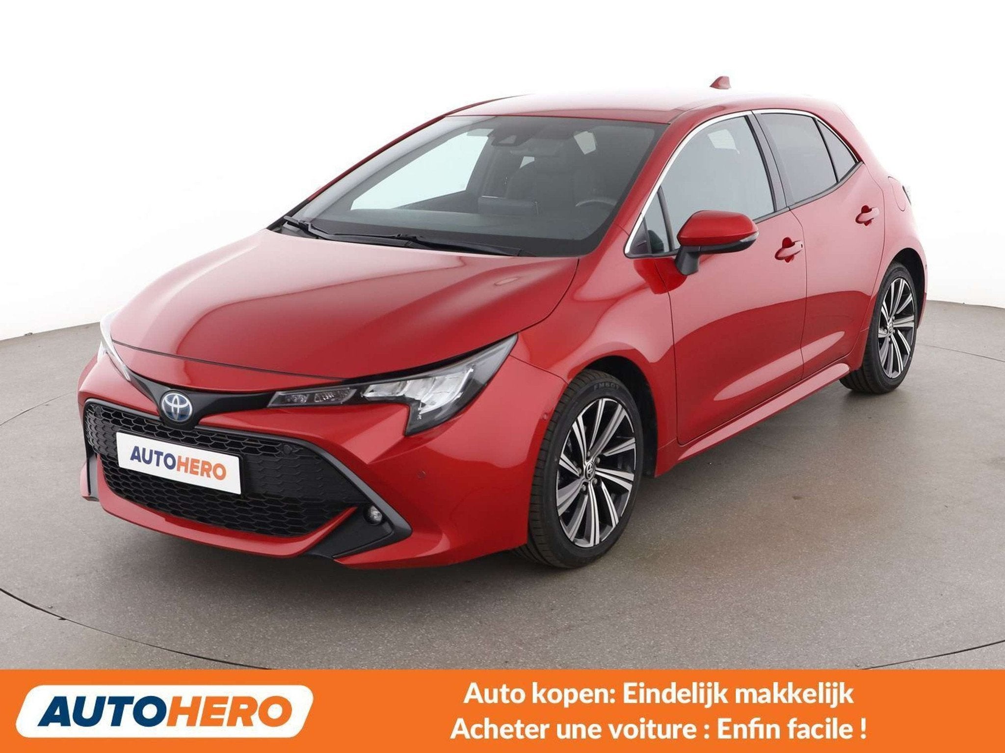 Toyota Corolla 1.8 Hybrid Active (automatique), Autos, Toyota, Rouge, Achat, Euro 6, https://public.car-pass.be/vhr/05e1a8db-d2e7-4caf-8615-d2b7a951dd4a