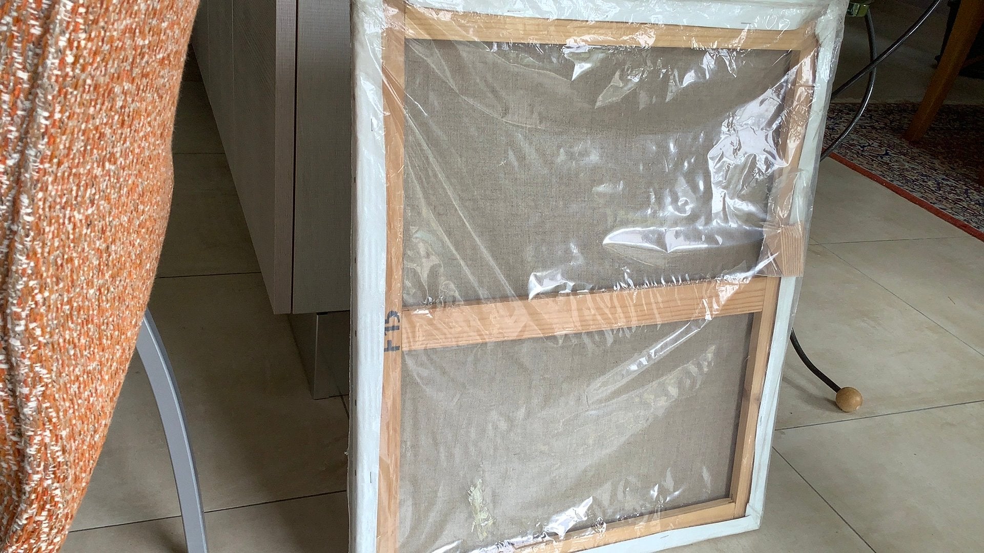 Lot de 2 chassis entoiles lin 100%, Enlèvement ou Envoi, Neuf