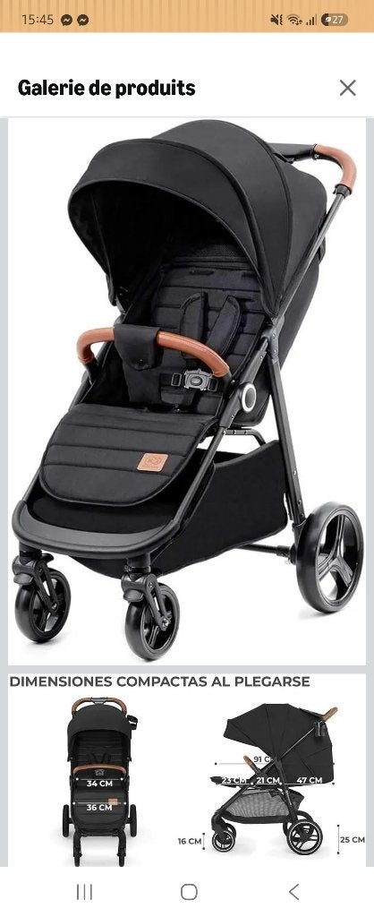 Poussette Kindercraft, Enfants & Bébés, Enlèvement, Utilisé, Poussette, Autres marques