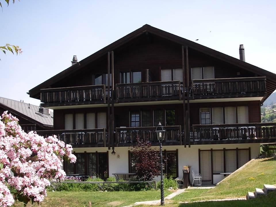 Zonnige familie vakantiewoning Grächen/Wallis 2/6 pers, Wasmachine, Dorp, 2 slaapkamers, Appartement