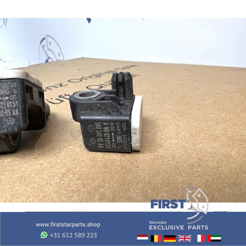 A1668210151 AIRBAG CRASH SENSOREN SET Mercedes W176 A W246 B, Gebruikt, -, Ophalen of Verzenden, -
