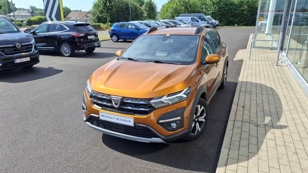 Dacia Stepway TCe 90, GPS, cam, dodehoekw, alu velgen, airco, Autos, Dacia, Achat, Euro 6, Entreprise, Entretenue par le concessionnaire