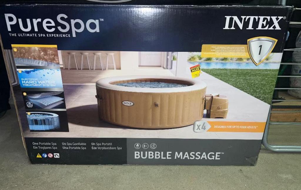 Jacuzzi gonflable Intex, Tuin en Terras, Ophalen, Gebruikt, Filter, Opblaasbaar