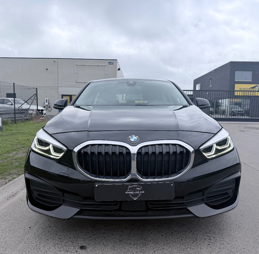 Bmw 1 reeks/benzine/2021/airco/cruise/sensoren/carplay, 1 Reeks, Euro 6, Zwart, Bedrijf
