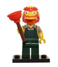 Lego - Les Simpsons, série 2, Groundskeeper Willie., Neuf, Lego, Minifigurine, Instructions incluses