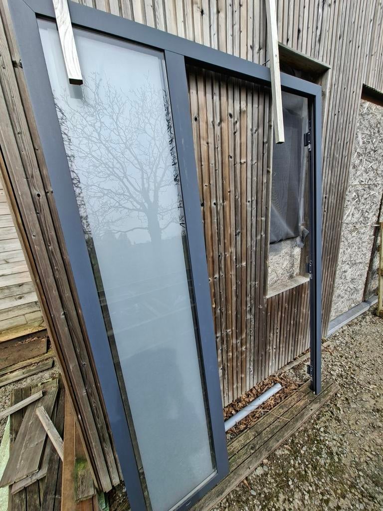 Aluminium voordeur, Deurkozijn, Aluminium, Zo goed als nieuw, 150 tot 225 cm