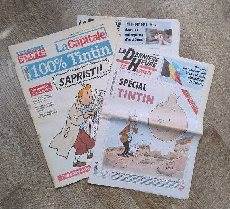 Tintin divers journaux, Boeken, Tijdschriften en Kranten, Ophalen