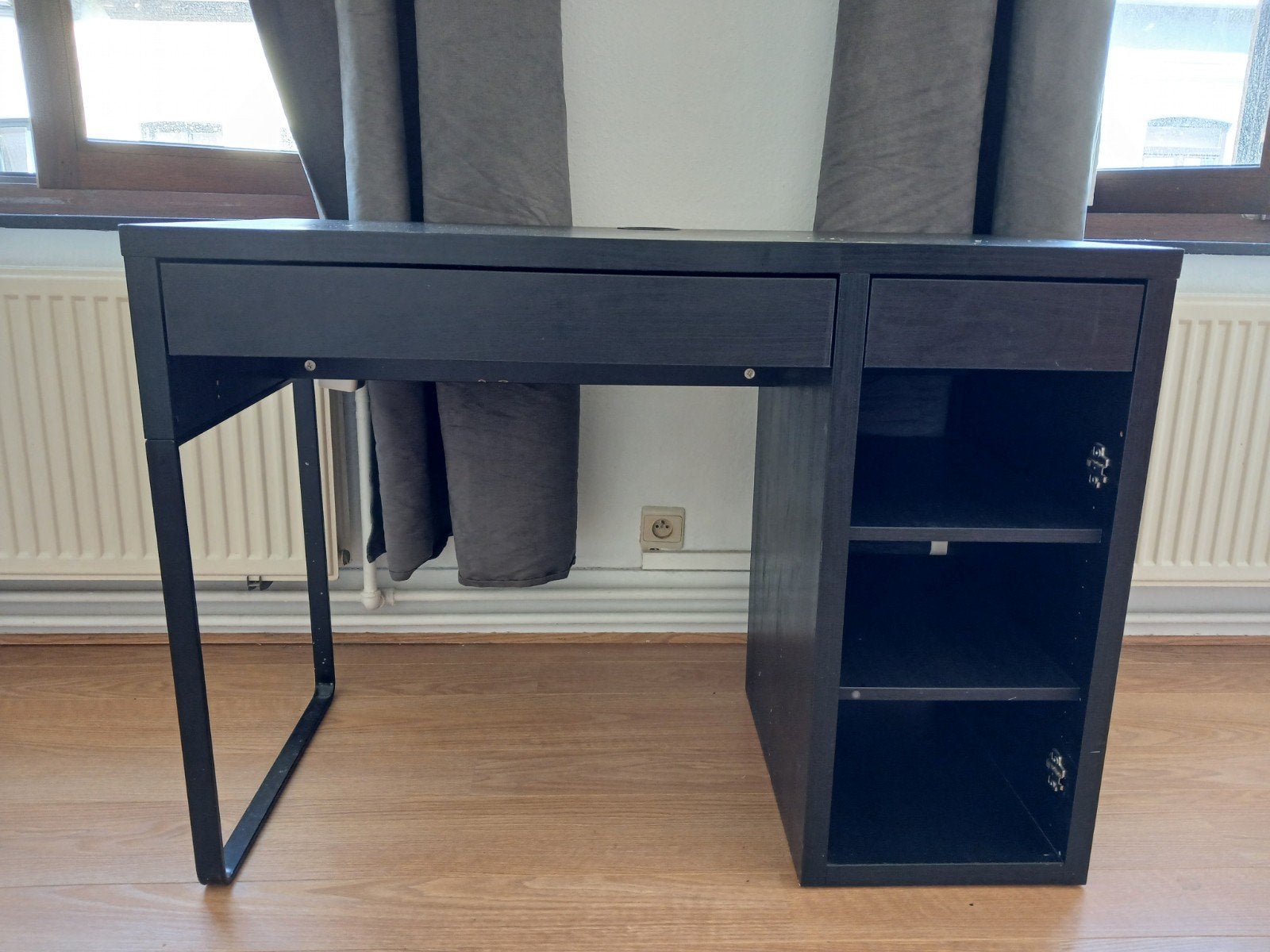 Table, Ophalen, Zwart, Gebruikt, Hout