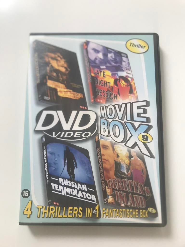 DVD 4 thrillers DVD Movie Box, Vanaf 16 jaar, Ophalen of Verzenden, Zo goed als nieuw, Actiethriller