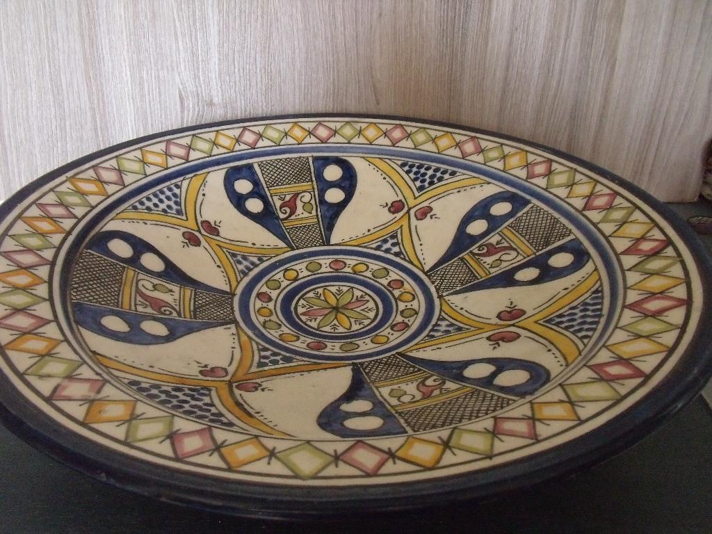 plat marocain 40 cm - Art populaire, Enlèvement