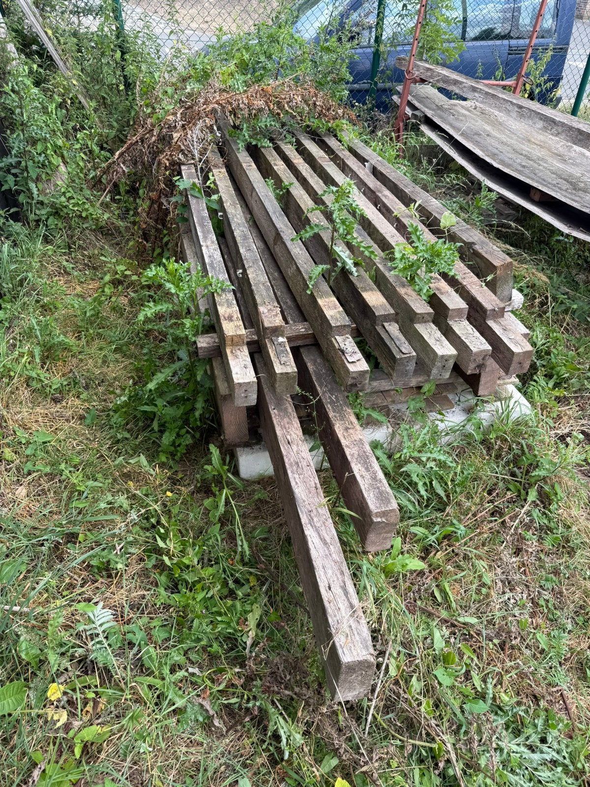 Cederhouten balken, Ophalen, Gebruikt, Balk, Overige houtsoorten