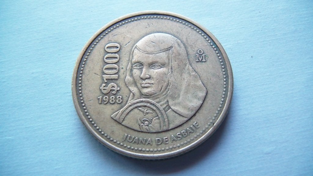 mexique 1000 pesos 1988, Enlèvement
