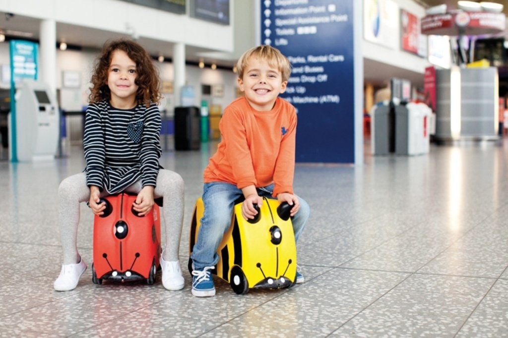 Trunki kinderkoffers 6 soorten op voorraad, Hard kunststof, Slot, Nieuw, Minder dan 50 cm
