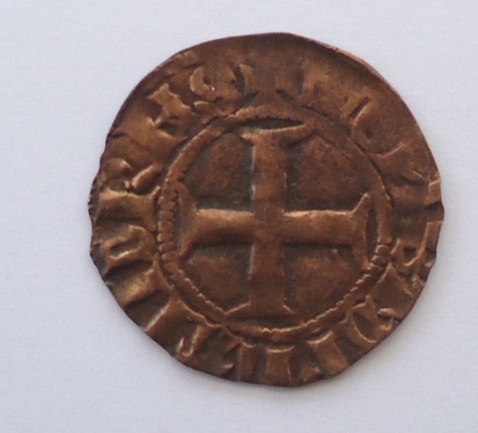 Vlaanderen Dubbel Mijt      Filip De Stoute  1384 tot 1404, Postzegels en Munten, Ophalen of Verzenden, Overig, Losse munt