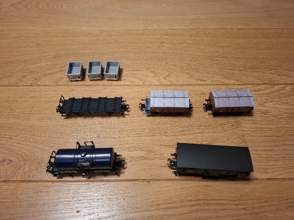Märklin 47877 - Coffret de 5 wagons oldtimer SNCB, Enlèvement, Comme neuf, Wagon, Märklin