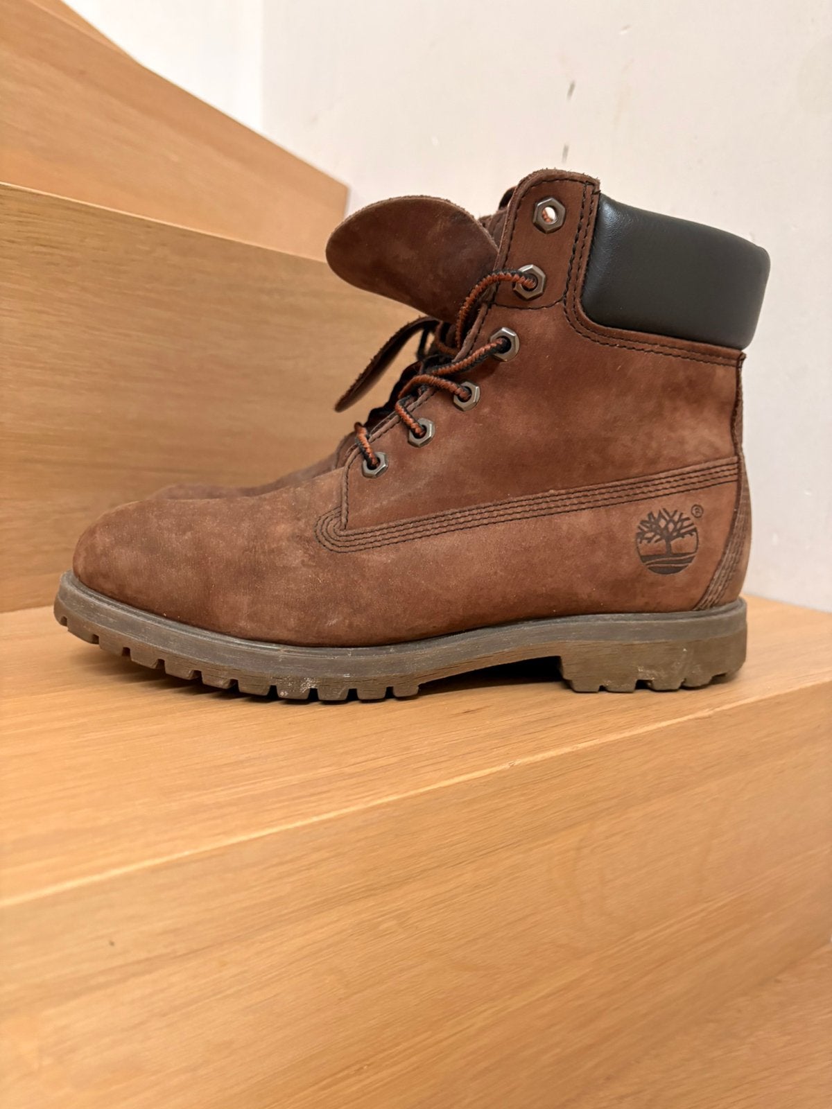 Verzamelitem: Timberlands uit begin 2000, Kleding | Dames, Schoenen, Ophalen, Zo goed als nieuw, Oranje