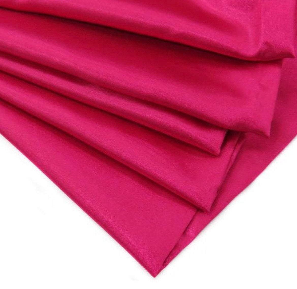 Tissu fluide fuchsia – 100 % polyester – Grand coupon, Enlèvement ou Envoi, Polyester