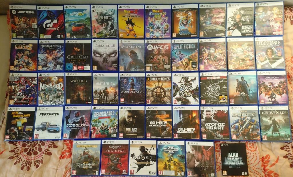 Liste de jeux Playstation 5, Enlèvement, Neuf