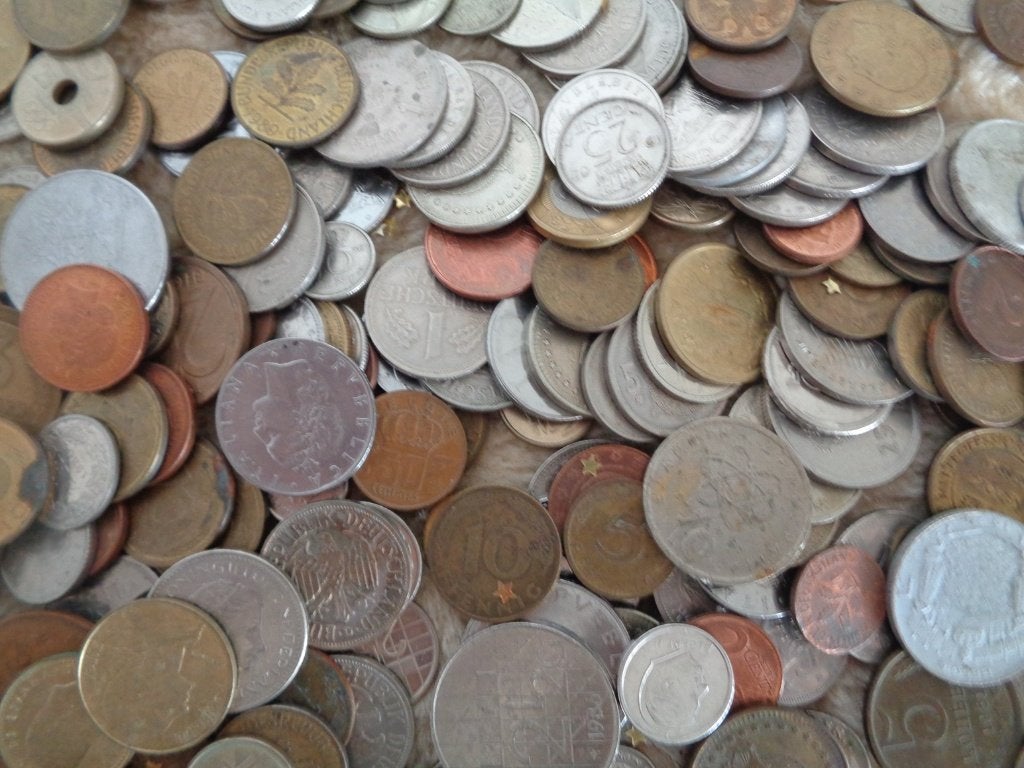 Munten voor de euromunten., Ophalen, Overige landen, Losse munt