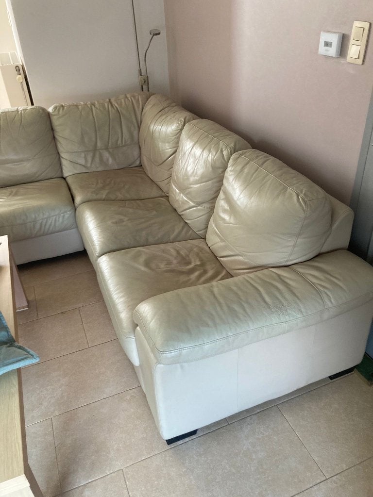 Gratis zithoek, Huis en Inrichting, Ophalen of Verzenden, Gebruikt, Leer