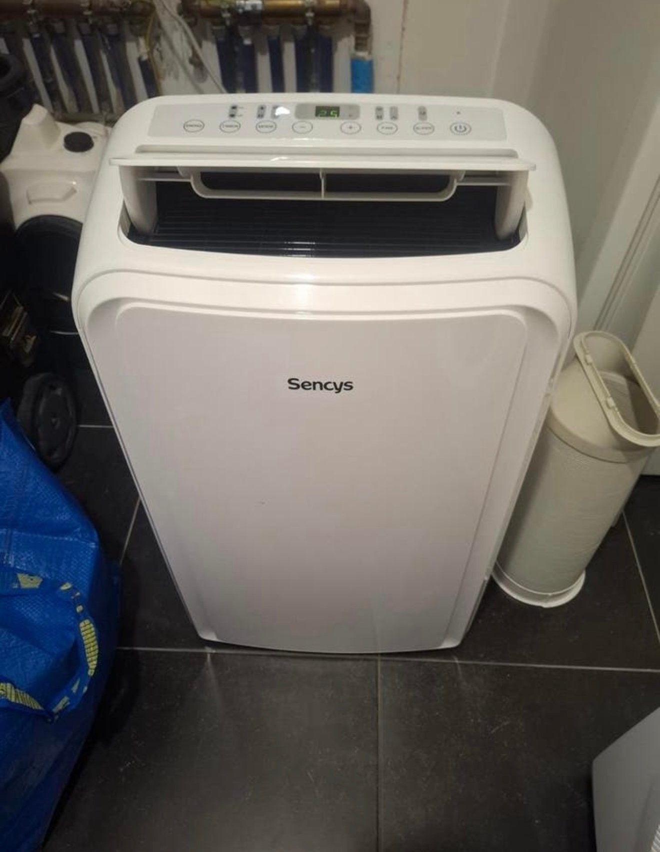 Mobiele airco, Ophalen, Zo goed als nieuw, Mobiele airco, Afstandsbediening
