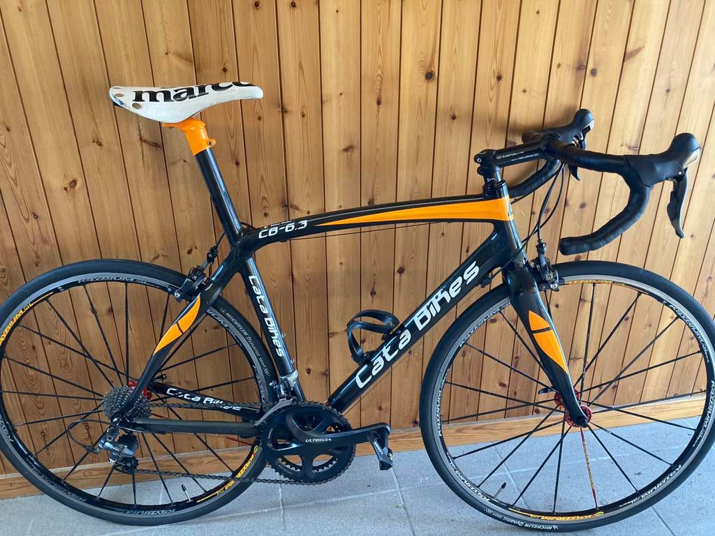 Full carbon koersfiets, Fietsen en Brommers, Fietsen | Racefietsen, Ophalen, Zo goed als nieuw, Carbon, Heren